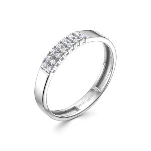 Кольцо с 14 бриллиантами 0.098 карат из белого золота 143019