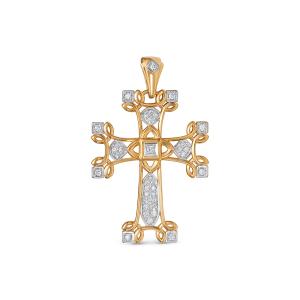 Подвеска с 36 бриллиантами из красного золота 142921