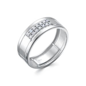 Кольцо с 14 бриллиантами 0.098 карат из белого золота 141468 Кольцо с 14 бриллиантами 0.098 карат из белого золота 141468