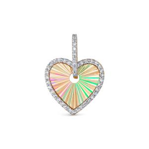 Подвеска с 44 бриллиантами 0.132 карат из красного золота 144668