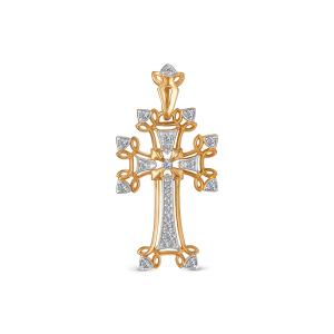 Подвеска с 24 бриллиантами из красного золота 142913