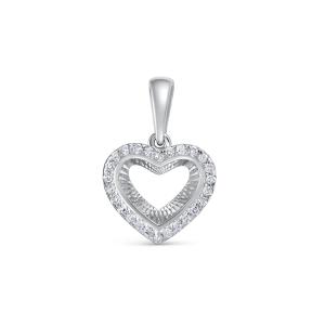 Подвеска с 26 бриллиантами 0.13 карат из белого золота 132588