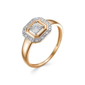 Кольцо с 13 бриллиантами из красного золота 144473