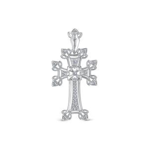 Подвеска с 24 бриллиантами из белого золота 142914