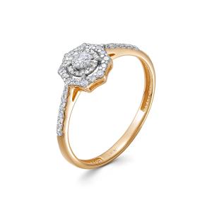 Кольцо с 29 бриллиантами из красного золота 135295