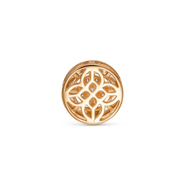 Подвеска с 9 бриллиантами из красного золота 142870