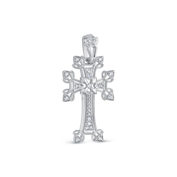 Подвеска с 24 бриллиантами из белого золота 142914