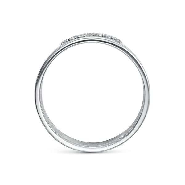 Кольцо с 14 бриллиантами 0.098 карат из белого золота 141468 Кольцо с 14 бриллиантами 0.098 карат из белого золота 141468