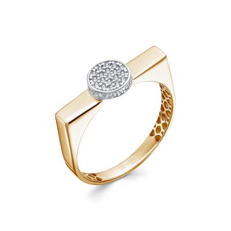 Кольцо с 38 бриллиантами из красного золота 141719