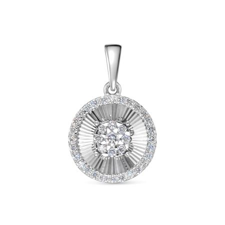 Подвеска с 37 бриллиантами из белого золота 134450