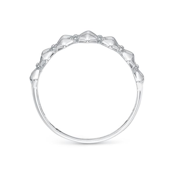 Кольцо с 24 бриллиантами 0.12 карат из белого золота 138577