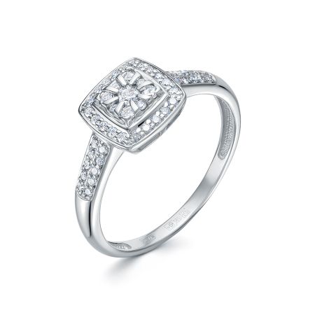 Кольцо с 49 бриллиантами из белого золота 135343