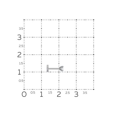 Пирсинг с бриллиантом 0.095 карат из белого золота 144689