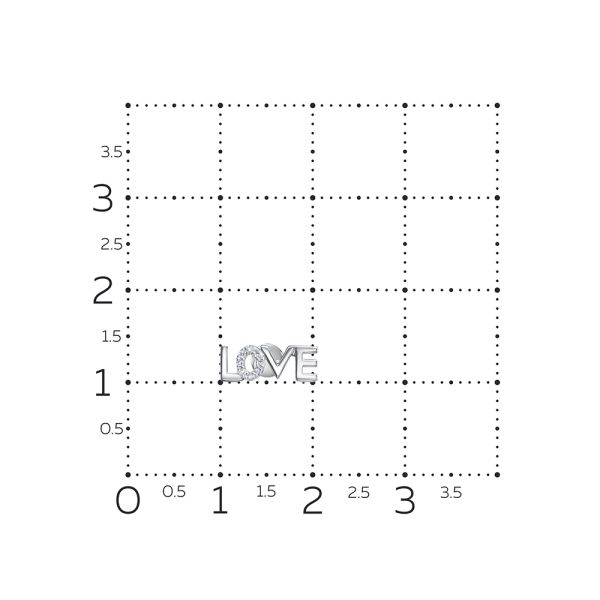 Пирсинг с 8 бриллиантами 0.024 карат из белого золота 134049