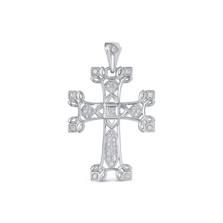 Подвеска с 36 бриллиантами из белого золота 142922
