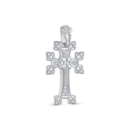 Подвеска с 24 бриллиантами из белого золота 142914