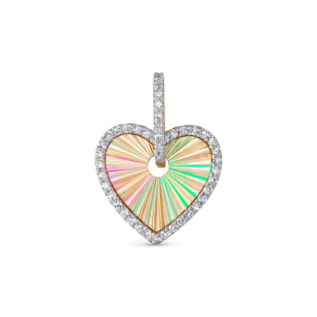 Подвеска с 44 бриллиантами 0.132 карат из красного золота 144668