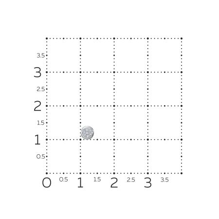 Пирсинг с 7 бриллиантами 0.035 карат из белого золота 131599