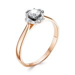 Помолвочное кольцо с бриллиантом из красного золота 52457_15