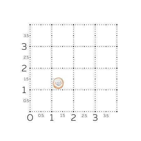 Подвеска с бриллиантом 0.007 карат из красного золота 61516