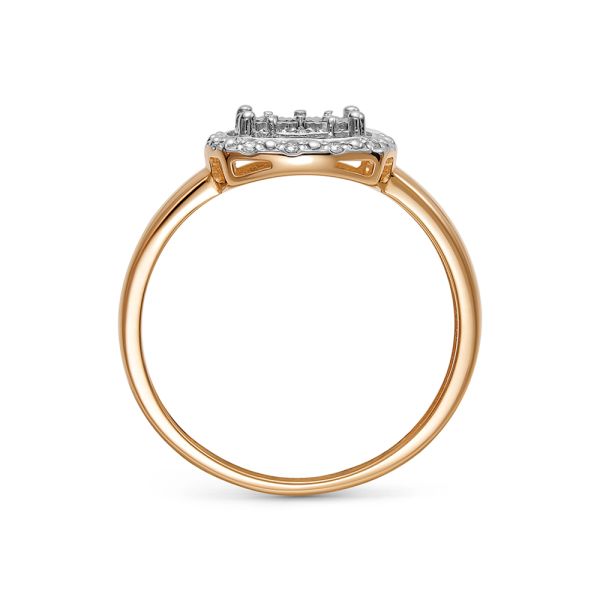 Кольцо с 23 бриллиантами из красного золота 144377