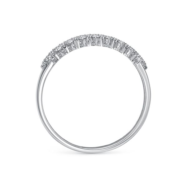 Кольцо с 28 бриллиантами 0.196 карат из белого золота 140976