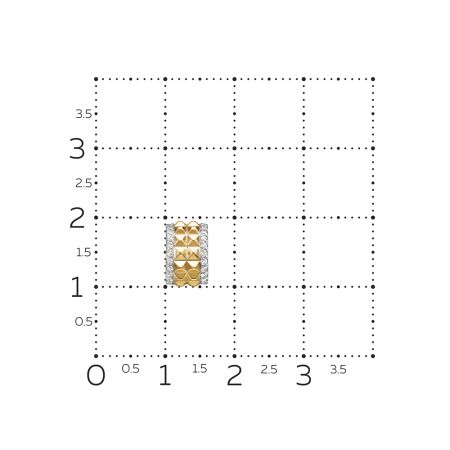 Подвеска с 46 бриллиантами 0.23 карат из красного золота 138921
