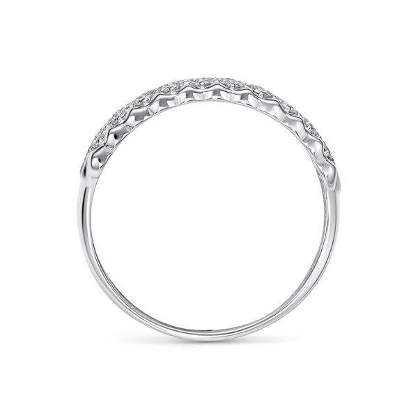 Кольцо с 31 бриллиантом 0.217 карат из белого золота 141120 Кольцо с 31 бриллиантом 0.217 карат из белого золота 141120