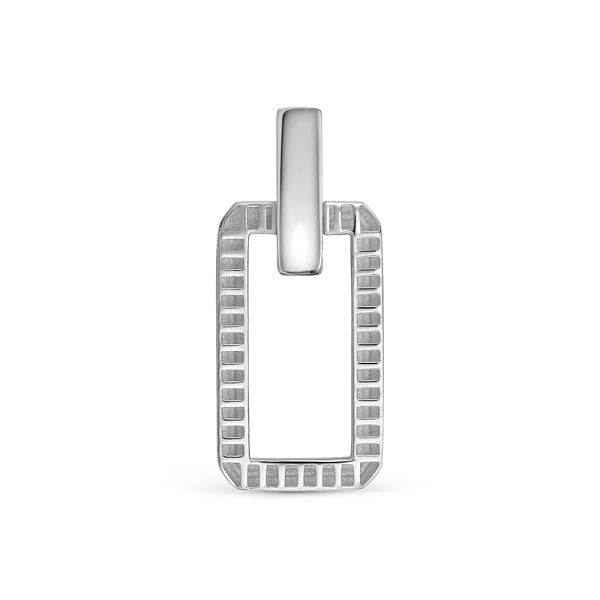 Подвеска с 7 черными бриллиантами из белого золота 140838