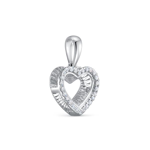 Подвеска с 26 бриллиантами 0.13 карат из белого золота 132588