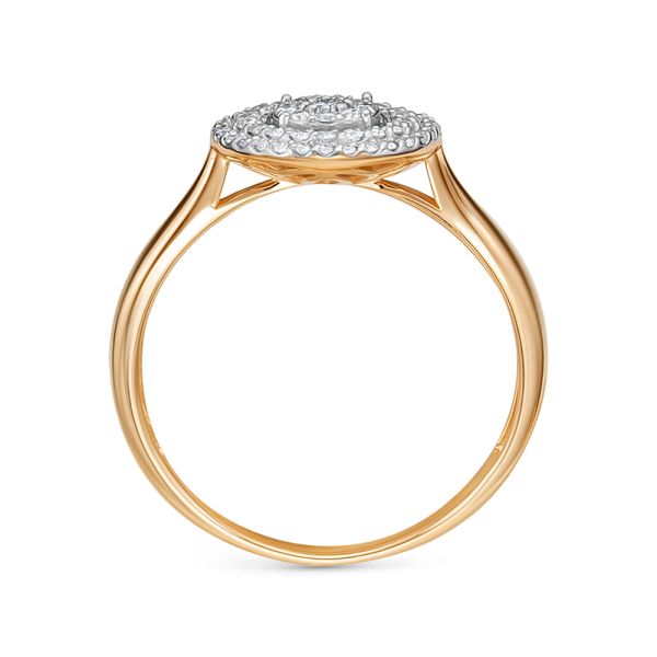 Кольцо с 60 бриллиантами из красного золота 126064
