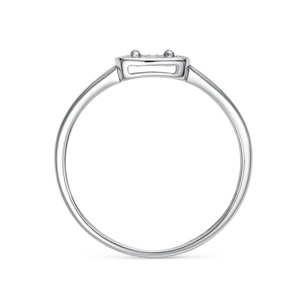 Кольцо с 19 бриллиантами из белого золота 143507