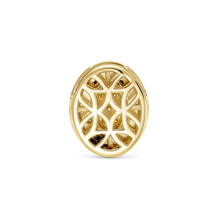 Подвеска с 39 бриллиантами из лимонного золота 138901 Подвеска с 39 бриллиантами из лимонного золота 138901