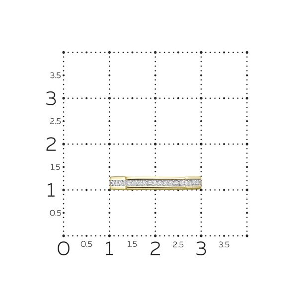 Кольцо с 19 бриллиантами 0.095 карат из лимонного золота 143977