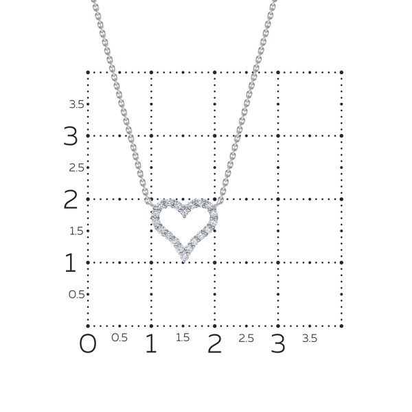 Колье с 20 бриллиантами 0.16 карат из белого золота 129600