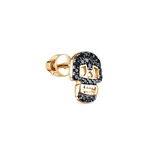 Пирсинг с 23 черными бриллиантами из красного золота 141497 Пирсинг с 23 черными бриллиантами из красного золота 141497