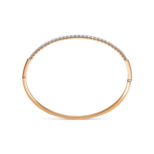 Браслет с 34 бриллиантами 0.816 карат из красного золота 142957