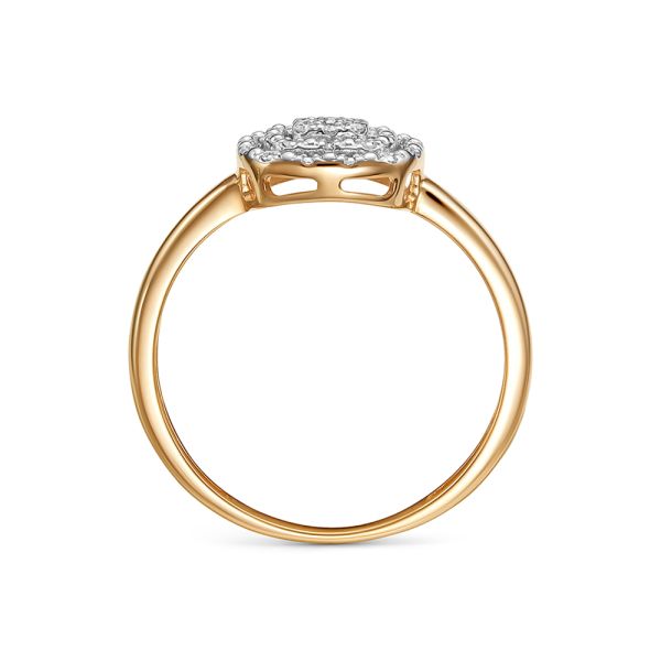 Кольцо с 33 бриллиантами из красного золота 143107