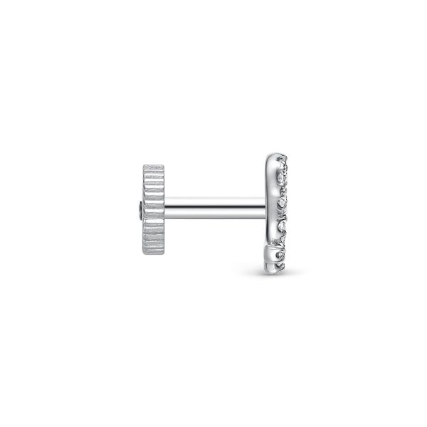 Пирсинг с 12 бриллиантами 0.036 карат из белого золота 142940