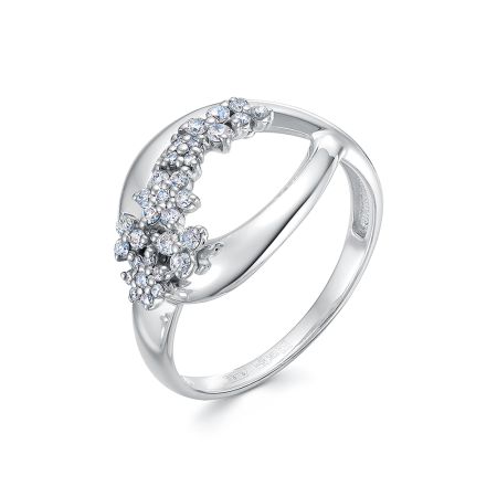 Кольцо с 31 бриллиантом из белого золота 138465