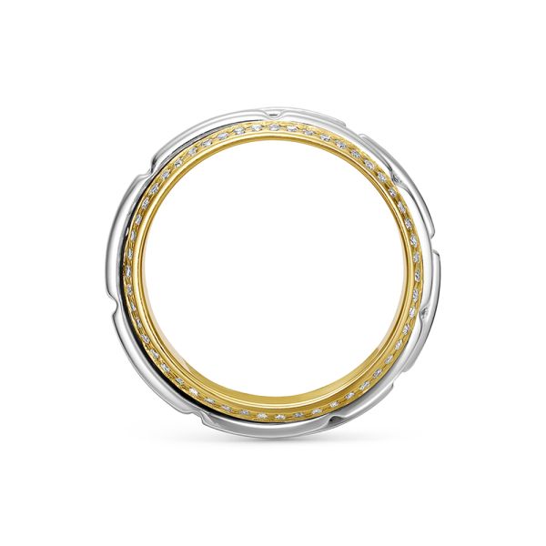 Кольцо с 137 бриллиантами из лимонного золота 143769