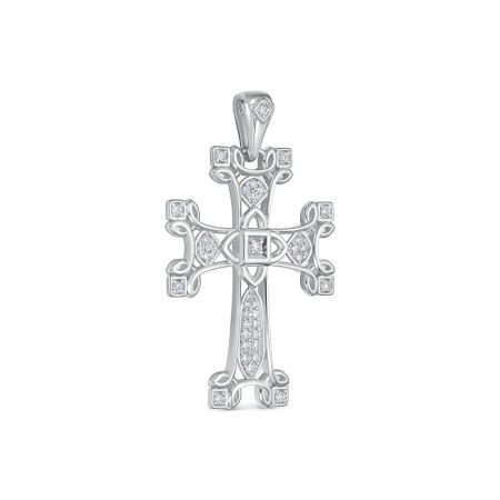 Подвеска с 36 бриллиантами из белого золота 142922