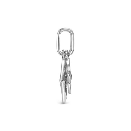 Подвеска с 20 бриллиантами из белого золота 140816