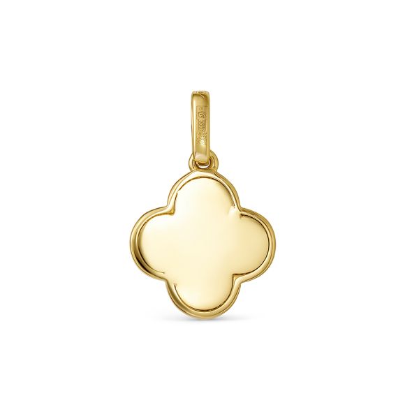 Подвеска с 36 бриллиантами 0.108 карат из лимонного золота 148283