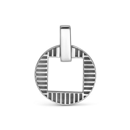 Подвеска с 7 бриллиантами 0.035 карат из белого золота 140828