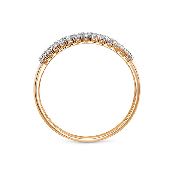 Кольцо с 39 бриллиантами 0.273 карат из красного золота 142599