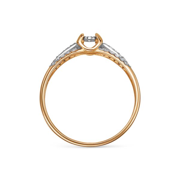 Кольцо с 37 бриллиантами из красного золота 144457