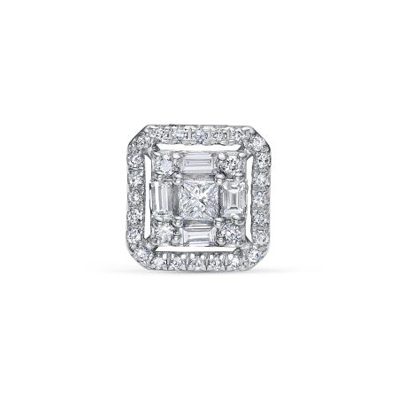 Подвеска с  из белого золота 138919