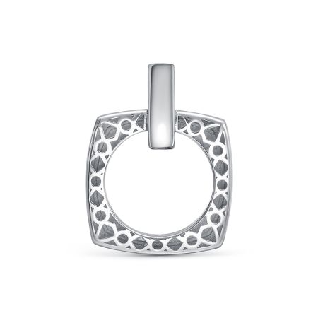 Подвеска с 14 бриллиантами 0.07 карат из белого золота 140834