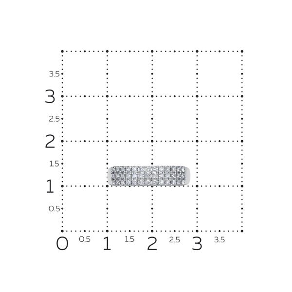 Кольцо с 39 бриллиантами 0.273 карат из белого золота 142615